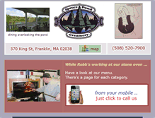 Tablet Screenshot of franklinpizza.com